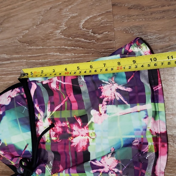 (XL) Op Ocean Pacific Tankini Top Swimwear Colorful Palm Print Vacation Beach - Picture 5 of 8